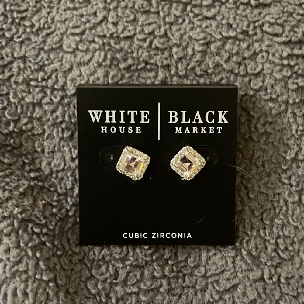 White House Black Market Sparkling Cubic Zirconia Studs